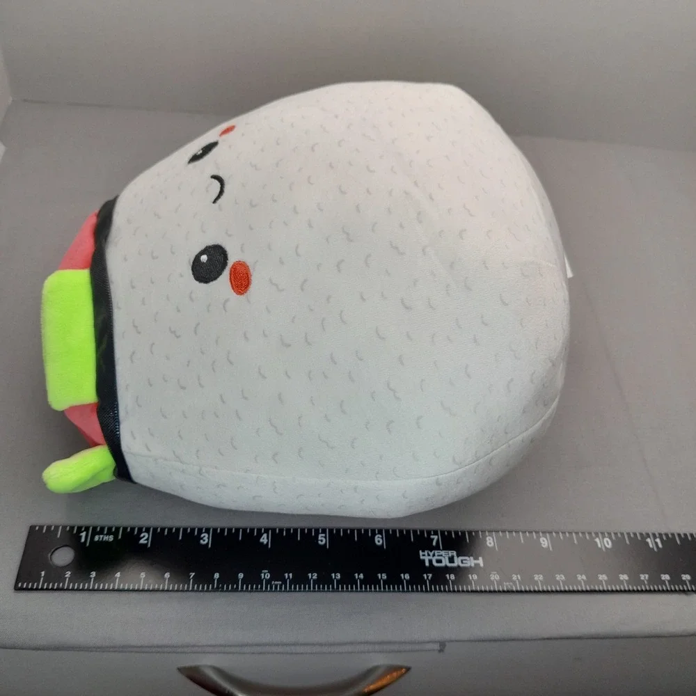 Squishmallows Shun the Sushi 8 Inch Plush Kellytoy White Foodie Stuffed Animal